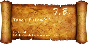 Tasch Bulcsú névjegykártya
